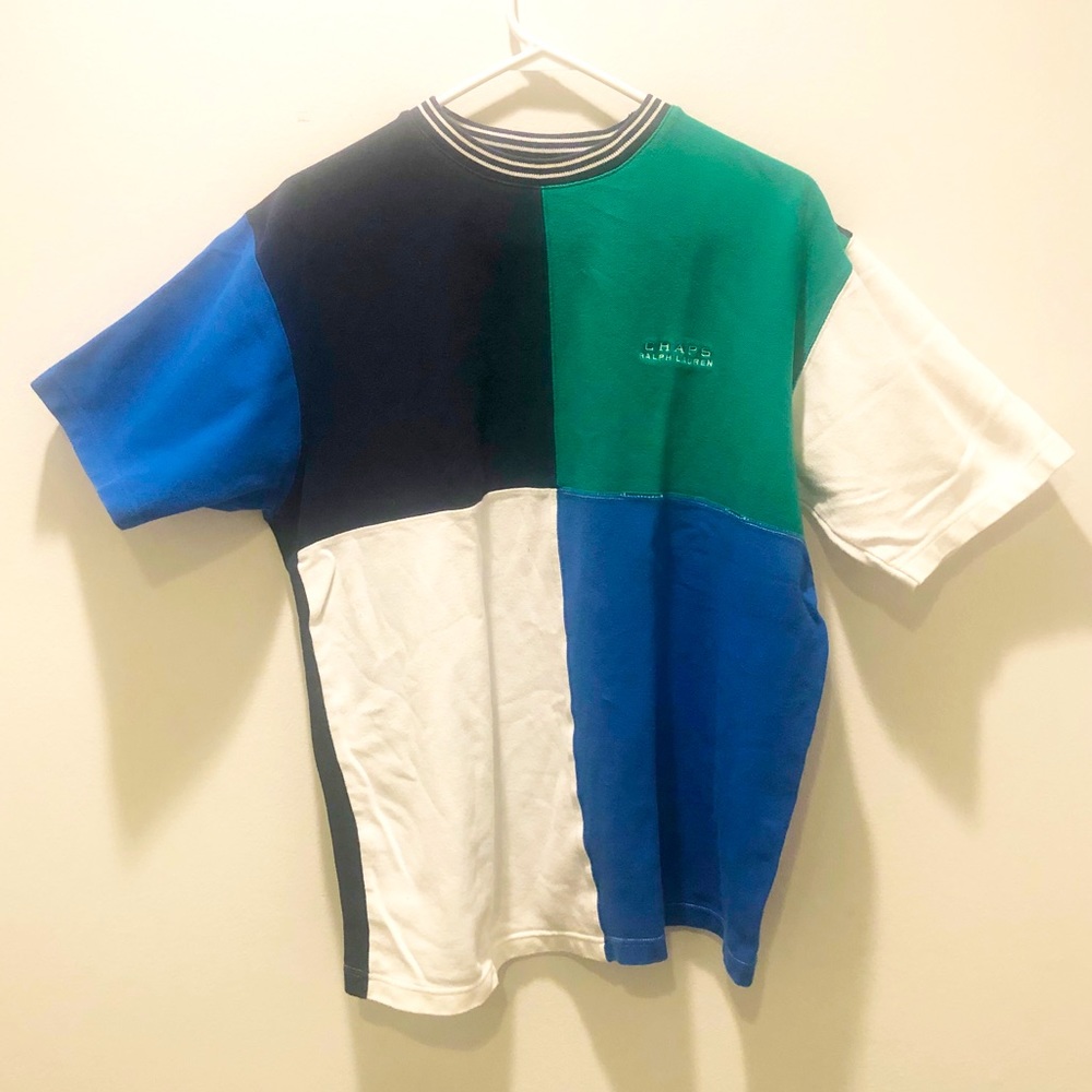 CHAPS x Ralph Lauren Vintage colorblock top